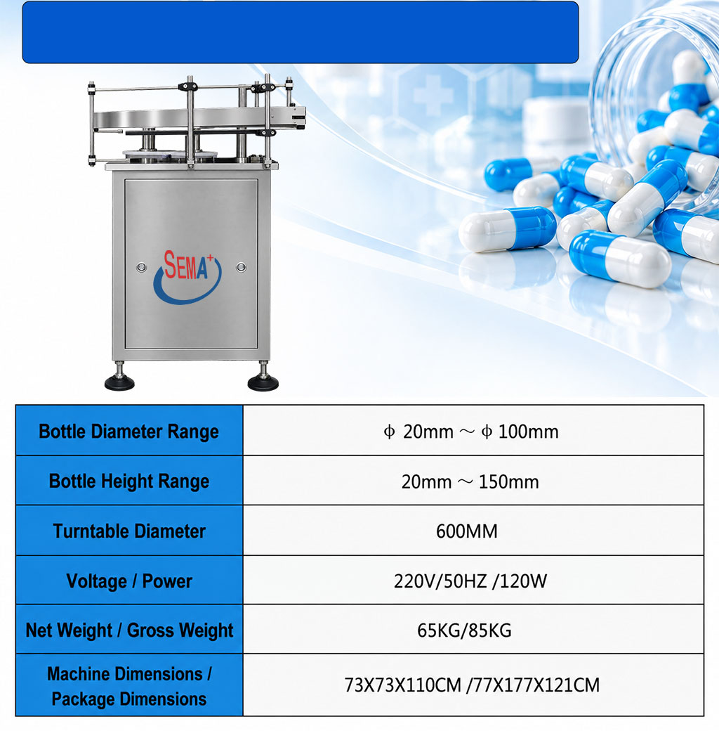 Automatic Capsule Bottle Packing Machine Counting Filling Capping Labeling Production Line