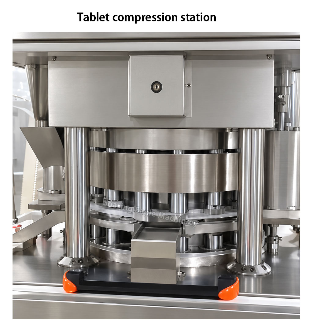 Automatic Tablet Press Machine Powder Compression Pill Making Machine 4320 Tablets Per Hour Automatic Tablet Press Machine Powder Compression Pill Making Machine 4320 Tablets Per Hour