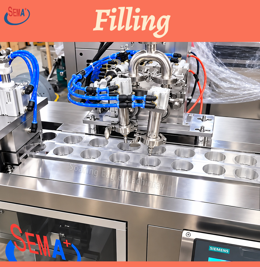 Automatic Sauce Blister Packing Machine Liquid Filling Sealing Cutting Machine Automatic Sauce Blister Packing Machine Liquid Filling Sealing Cutting Machine