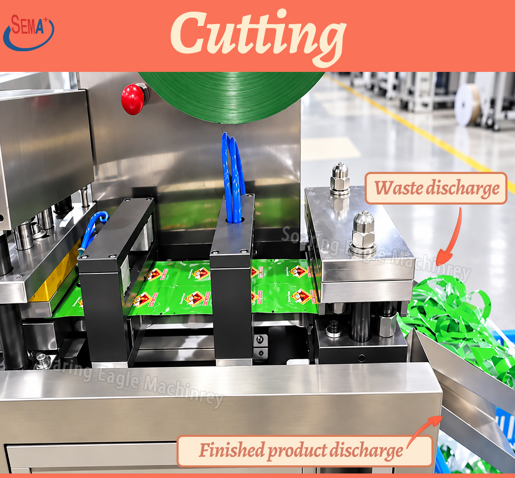 Automatic Sauce Blister Packing Machine Liquid Filling Sealing Cutting Machine Automatic Sauce Blister Packing Machine Liquid Filling Sealing Cutting Machine