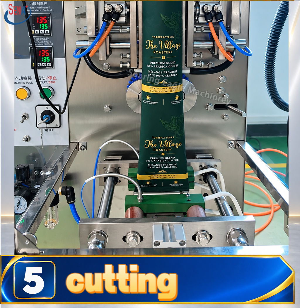 Automatic Powder Packing Machine Auger Filling VFFS Machine for Coffee Spice Milk Powder Automatic Powder Packing Machine Auger Filling VFFS Machine for Coffee Spice Milk Powder