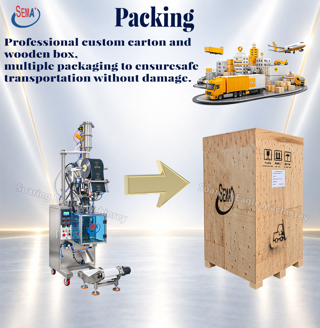 Automatic Powder Packing Machine Auger Filling VFFS Machine for Coffee Spice Milk Powder Automatic Powder Packing Machine Auger Filling VFFS Machine for Coffee Spice Milk Powder
