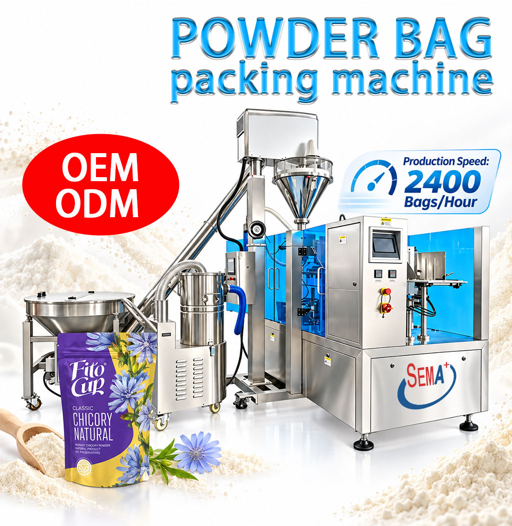 Automatic Premade Powder Bag Packing Machine for Milk Coffee Flour Protein Powder Automatic Premade Powder Bag Packing Machine for Milk Coffee Flour Protein Powder