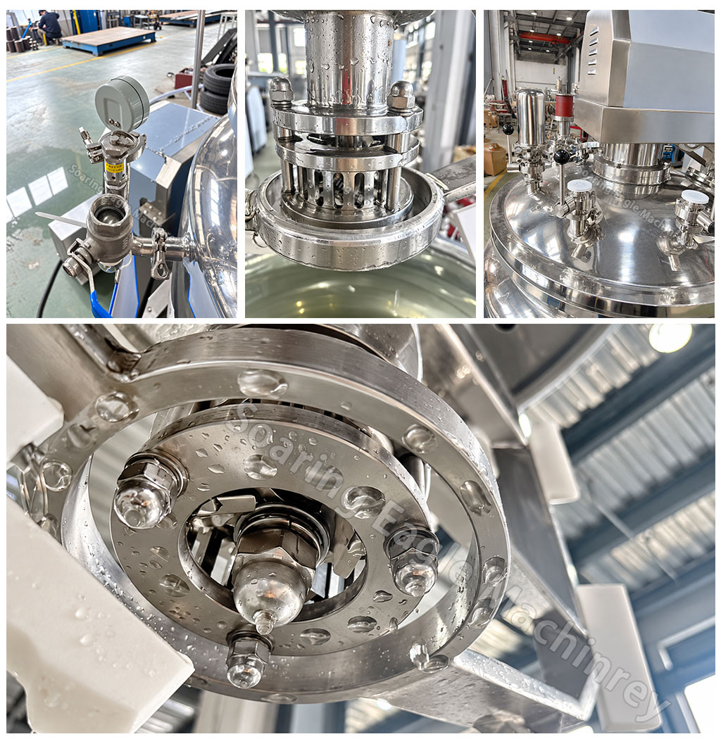Automatic 300L Vacuum Emulsifying Mixer Machine for Cosmetic Cream Lotion Gel Production Automatic 300L Vacuum Emulsifying Mixer Machine for Cosmetic Cream Lotion Gel Production