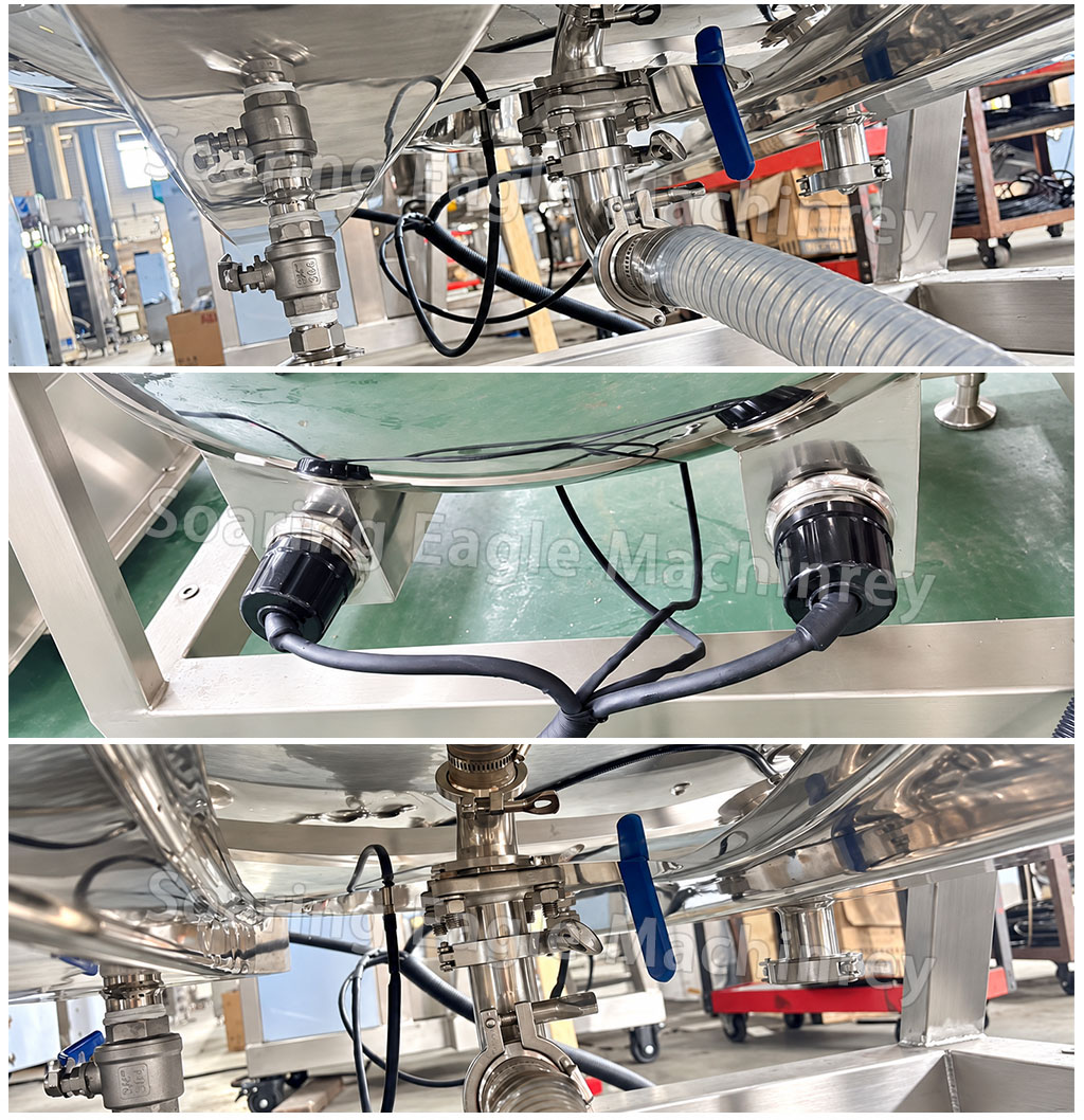 Automatic 300L Vacuum Emulsifying Mixer Machine for Cosmetic Cream Lotion Gel Production Automatic 300L Vacuum Emulsifying Mixer Machine for Cosmetic Cream Lotion Gel Production