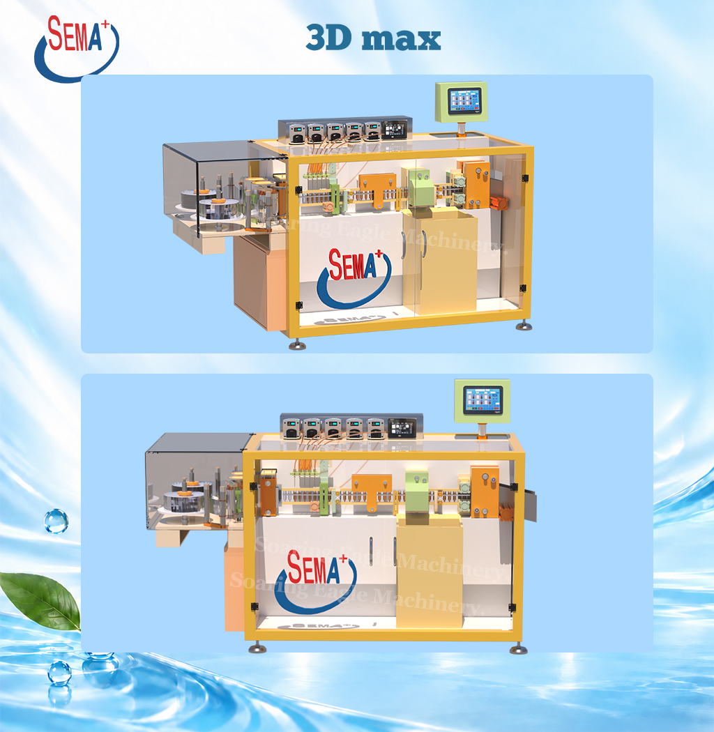 Automatic Air Freshener Packing Machine for Car Perfume Liquid Forming Filling Sealing