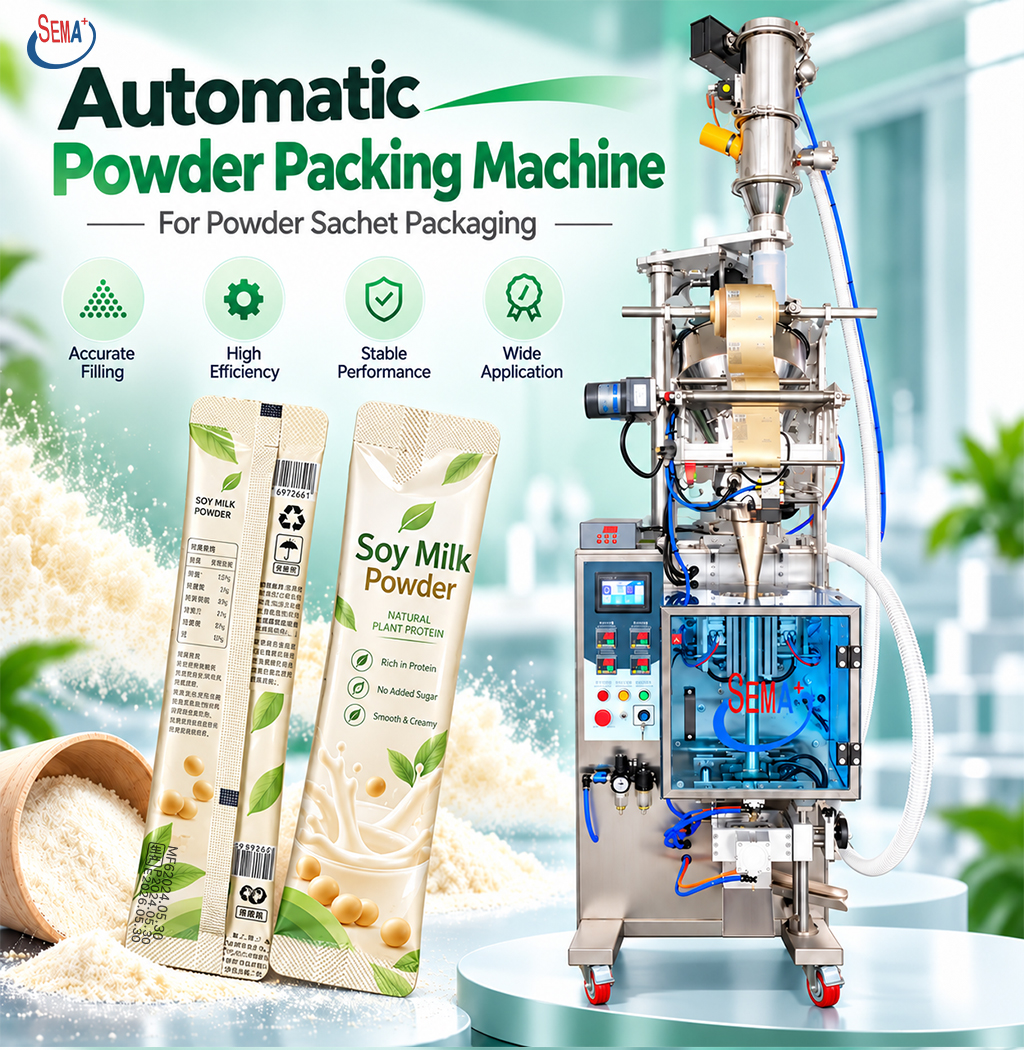 Automatic Powder Sachet Packing Machine for Soy Milk Coffee Flour Spice Powder Packaging Automatic Powder Sachet Packing Machine for Soy Milk Coffee Flour Spice Powder Packaging