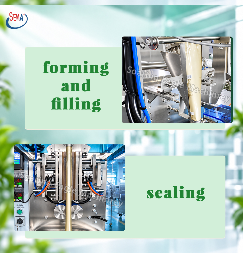 Automatic Powder Sachet Packing Machine for Soy Milk Coffee Flour Spice Powder Packaging Automatic Powder Sachet Packing Machine for Soy Milk Coffee Flour Spice Powder Packaging