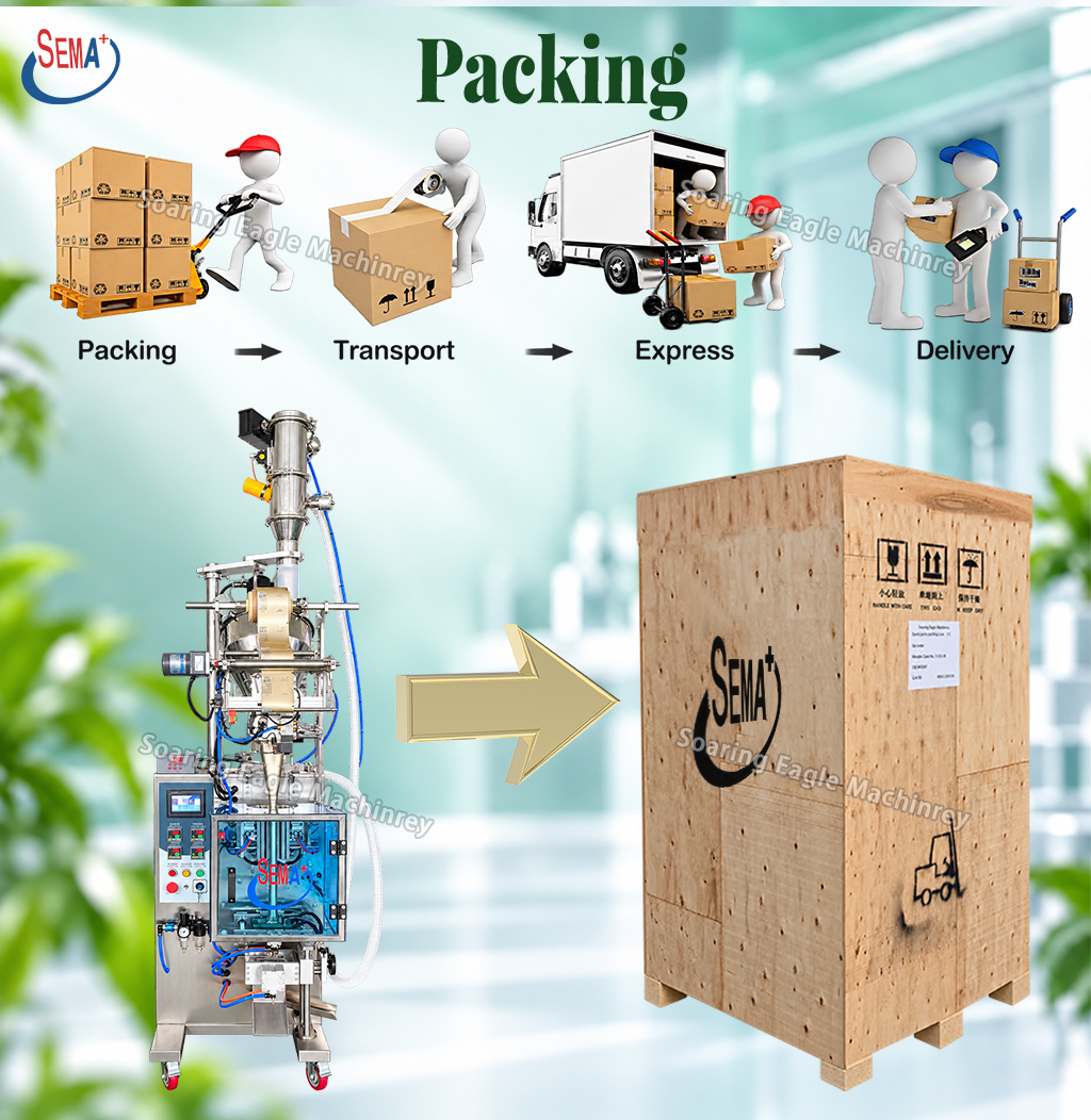 Automatic Powder Sachet Packing Machine for Soy Milk Coffee Flour Spice Powder Packaging Automatic Powder Sachet Packing Machine for Soy Milk Coffee Flour Spice Powder Packaging
