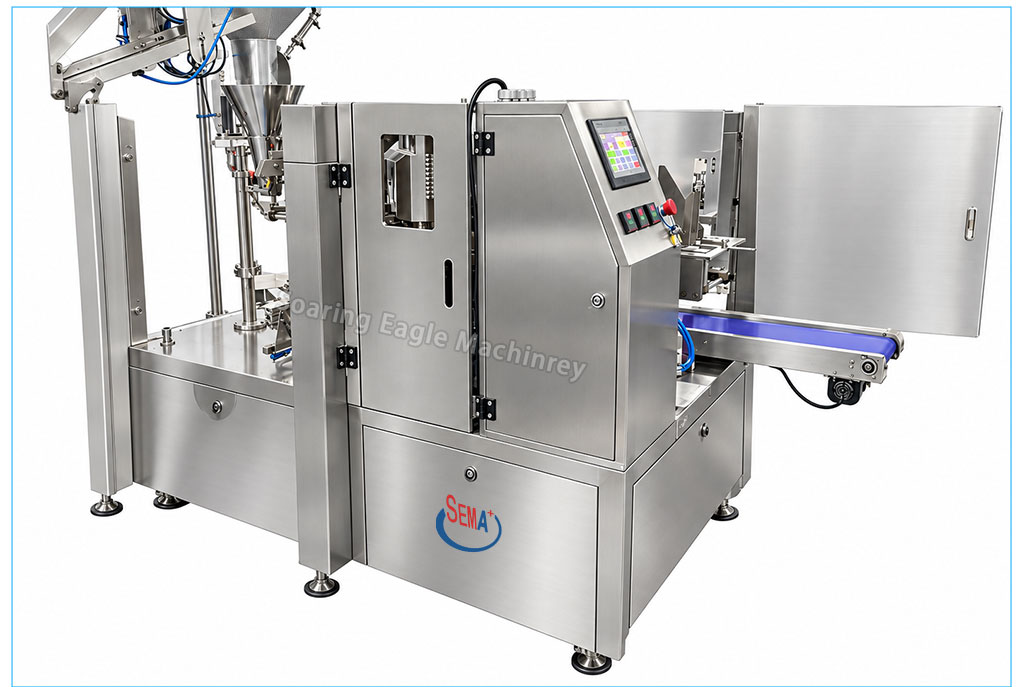 Automatic Granule Premade Pouch Packing Machine with Multihead Weigher for Nuts and Dried Fruit Automatic Granule Premade Pouch Packing Machine with Multihead Weigher for Nuts and Dried Fruit